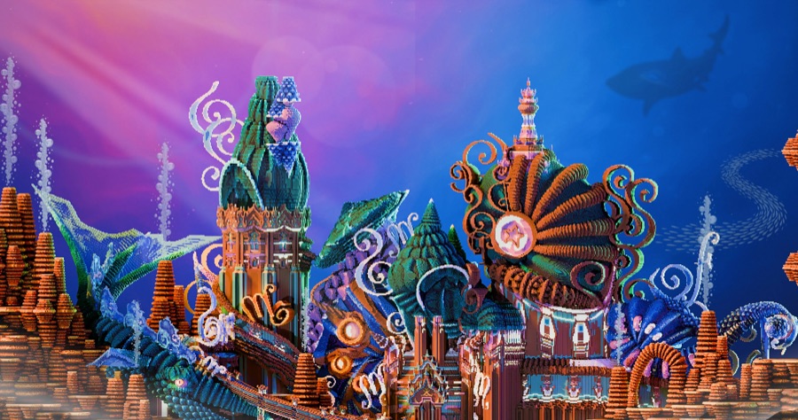 Underwater city hub build
