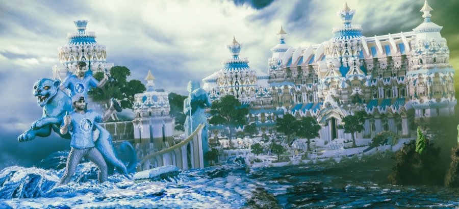 Frozen cathedral castle build